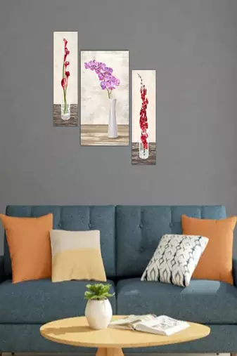 Set of 3 digital wall painting