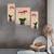Set of 3 digital wall painting