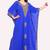 Graceful Royal Blue Stitched Kaftan with Handwork embroidered – Ethnic Glam Redefined