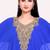 Graceful Royal Blue Stitched Kaftan with Handwork embroidered – Ethnic Glam Redefined