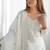 White Color Kurti With Palazzo Sequins Work Designer Kurti Set With Dupatta