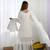 White Color Kurti With Palazzo Sequins Work Designer Kurti Set With Dupatta
