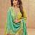 Lemon heavy embroidery work cosmos silk sharara Full Stitched Free size