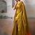 gold handloom tissue silk self woven plain saree