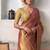 pink gold handloom tissue silk self woven plain saree