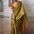 pink gold handloom tissue silk self woven plain saree