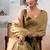 beige handloom tissue silk self woven plain saree