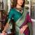 wine silk blend zari weaving saree with blouse piece