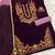 Lavener-puple embroidery sequence & thread work velvet semi stitched salwar suit