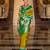 lemon banarasi silk blend zari weaving saree with blouse piece
