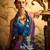 lavender banarasi silk blend zari weaving saree with blouse piece