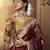 brown silk blend zari weaving saree with embroidered blouse piece