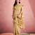 beige silk blend tissue zari weaving saree with blouse piece