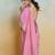 pink handloom khadi silk blend zari woven saree with blouse piece