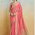red handloom khadi silk blend zari woven saree with blouse piece