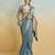 blue handloom khadi silk blend zari woven saree with blouse piece