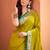 mustard silk blend zari weaving patola saree with blouse