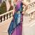 pink silk blend zari weaving work saree with blouse