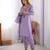 Lavender Color Beautiful Kurti Set With Dupatta Festival Wear Suit Set New Arrival