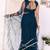 blue Net Ready to Wear Ruffle Style Saree With Unstitched Blouse