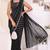 New Arrival Georgette Embroidery Work Ready to Wear Saree With Unstitched Embroidery Work Blouse
