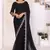 ready to wear attractive embroidery georgette saree with unstitched embroidery blouse
