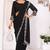 Attractive Embroidery Georgette Ready to Wear Saree With Unstitched Embroidery Blouse