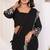 Attractive Embroidery Georgette Ready to Wear Saree With Unstitched Embroidery Blouse