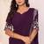 wine Embroidery Georgette Ready to Wear Saree With Unstitched Blouse
