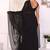 Latest Designer Georgette Ruffle Style Ready To Wear Saree With Amazing Georgette Embroidery Blouse Piece