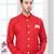 Full ckicken kari computer embroidery indowestern sherwani set with fancy botton