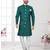 Full ckicken kari computer embroidery indowestern sherwani set with fancy botton