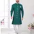 Full ckicken kari computer embroidery indowestern sherwani set with fancy botton