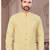 Full ckicken kari computer embroidery indowestern sherwani set with fancy botton