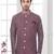 Full computer embroidery, indowestern sherwani set with star, thread, stonework & fancy botton
