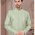 Full computer embroidery, indowestern sherwani set with star, thread, stonework & fancy botton