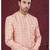 Full computer embroidery, with degital printed indowestern sherwani set with thread, stone work & fancy botton