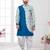 Havy ancale cross style attached with degital printed,  dhoti indowestern sherwani set)