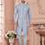 Full computer embroidery, with degital printed indowestern sherwani set with thread, stone work & fancy botton