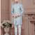 Full computer embroidery, indowestern sherwani set with thread, stone work & fancy botton