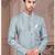Full computer embroidery, indowestern sherwani set with thread, stone work & fancy botton