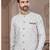 Havy jackard with seqence stone and thread zari work with fancy botton sherwani set
