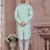 Havy jackard with seqence stone and thread zari work with fancy botton sherwani set