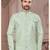 Havy jackard with seqence stone and thread zari work with fancy botton sherwani set