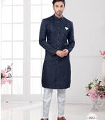 Havy nwabi indowestern sherwani set with fancy button (nawabi)