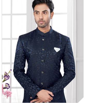 Havy nwabi indowestern sherwani set with fancy button (nawabi) 2