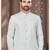 Full computer embroidery with silver thread indowestern sherwani set