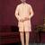 Open jacket with full embroidery work indowestern pajama set
