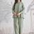 Sage Green Cotton Slub Co-Ord Set