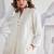 White Cotton Slub Co-Ord Set